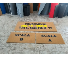 ZERBINI e TAPPETI PERSONALIZZATI ad intarsio