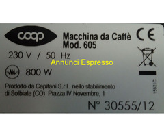 Macchina caffè fior fiore Coop modello 605