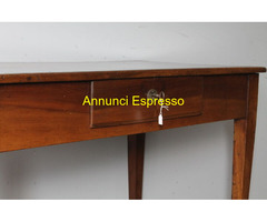 Antico tavolo scrittoio in noce Luigi XVI fine 700