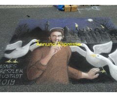 Street art, arte madonnara, live painting