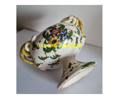 Coppa  vintage  da collezione in ceramica  maiolic