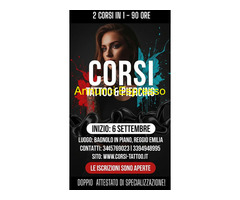Corso6.Settembre iniziano i Corsi Tattoo Piercing