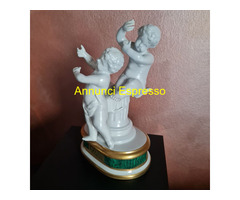 Figurina Porcellana  Mangani vintage  \'    GEMINI