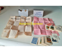 MERCANTE IN FIERA 2 Piccoli  mazzi antichi  carte