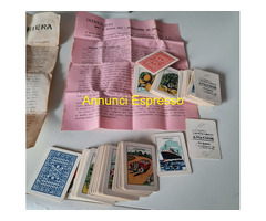 MERCANTE IN FIERA 2 Piccoli  mazzi antichi  carte