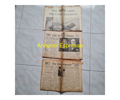 N 3 quotidiani inglesi  1958 di cui  uno  del TIME