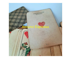 Antiche carte da gioco Masenghini  Bergamo  lombar