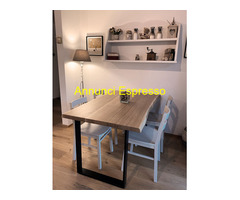 Tavolo rovere metallo
