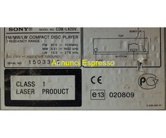 Sinto CD autoradio Sony per ricambi o da riparare