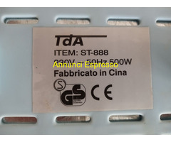 Tostapane TDA Pinza per pane estraibile in acciaio