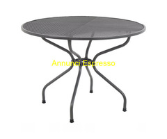 MWH Tavolo lamiera stirata tondo ø 105 cm
