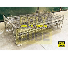 Ceste in filo metallico zincate usate