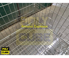 Ceste in filo metallico zincate usate