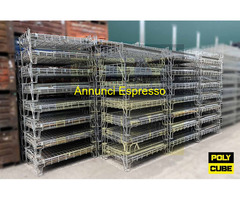 Ceste in filo metallico zincate usate