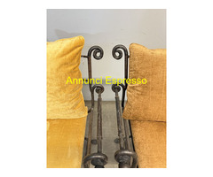 Coppia di poltrone in ferro battuto classiche XX