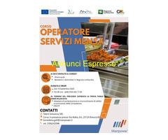 CorsoFORMAZIONE GRATUITA OPERATORE MENSA BRESCIA
