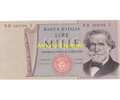 Banconote storiche degli anni \'70 in ottimo stato