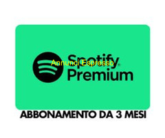 Spotify premiujm 3 mesi di abbonamento