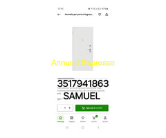 Profili porte interne bianco opaco