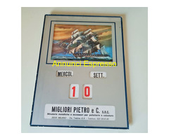 Calendario perpetuo pubblicitario MIGLIORI PIET