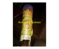 Vendo antica bottiglia di vino