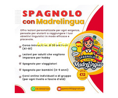 CorsoLezioni di spagnolo con madrelingua.