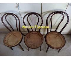 Sedie Thonet n? 5 pz. Antiche in legno