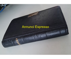 Antica LEDGER Vittoriana (libro mastro ) con chia