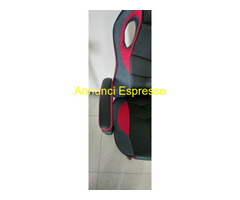 Poltrona Gaming Rossa e Nera
