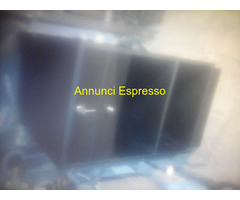 Cassettiera in laminato nero opaco con chiave