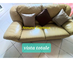 Divano letto da una piazza e mezza  in pelle