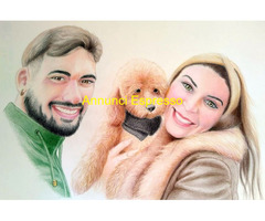 Ritratti di animali a pastelli