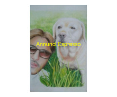 Ritratti di animali a pastelli