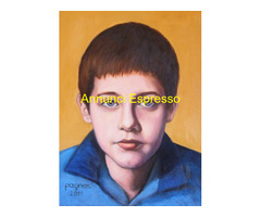 Ritratti di bambini in olio