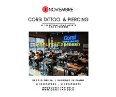 Corso1.NOVEMBRE.2025 INIZIANO CORSI TATTOO PIERCING MICRODERMAL P.M.U