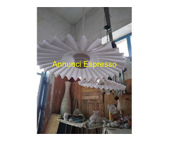 COPPIA DI LAMPADARI DA SOFFITTO VINTAGE ANNI 60
