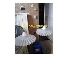 COPPIA DI LAMPADARI DA SOFFITTO VINTAGE ANNI 60