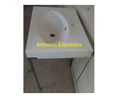 Lavandino completo bagno in materiale composito