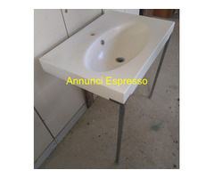 Lavandino completo bagno in materiale composito