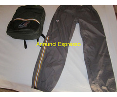 ZAINO+PANTALONE K-WAI MOD LE-VRAI-3.0 IMPERMEABILE
