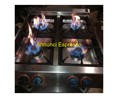 Cucina professionale 4 fuochi usata