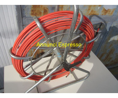 Sonda passacavi in fibra di vetro 9 mm x 60 m con