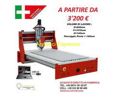 PANTOGRAFO CNC 600x1010x140mm - Mach3 interfaccia