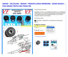 TIRANTE CORTO SUPERIORE - SILENT BLOCK