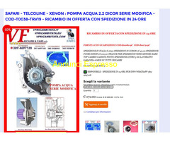 POMPA ACQUA 2.2 DICOR SERIE MODIFICA