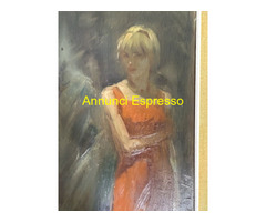 Dipinto olio su tela Mazzonis Ottavio, Torino '70