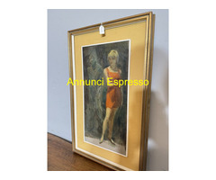 Dipinto olio su tela Mazzonis Ottavio, Torino '70