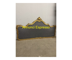 Antica testiera dorata foglia oro '900