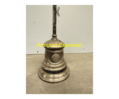 Campanello vintage in metallo argentato, XX sec