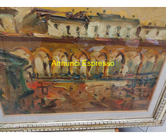 QUADRI ad Olio su Tela con Cornici Intagliate